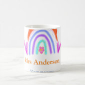 Uw bericht We voegen tekstnaam toe Rainbow Teacher Koffiemok (Center)