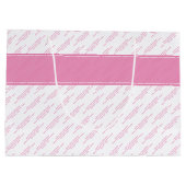 Uw Berichtenpatroon roze/wit alle keren Groot Cadeauzakje (Achterkant)