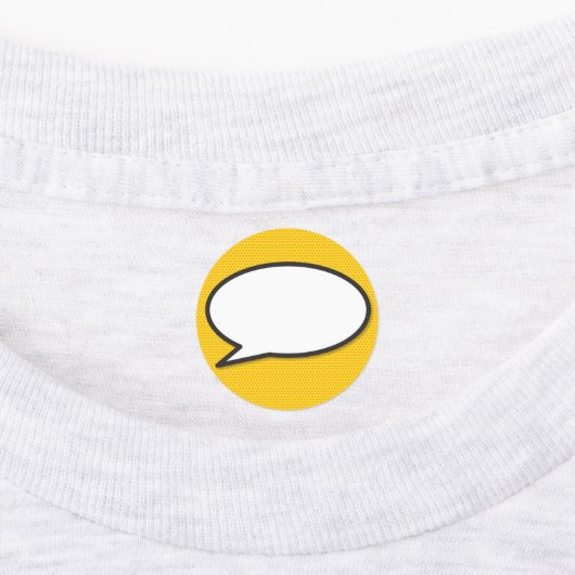 Uw berichtspraakballon Leuk Retro-stripboek Labels (Aangebracht)