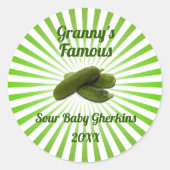  uw beroemde vuilnisbelt ronde sticker (Voorkant)