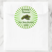  uw beroemde vuilnisbelt ronde sticker (Tas)