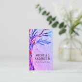 Uw beroep Paarse Visitekaartje (Staand voorkant)