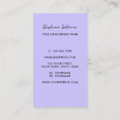 Uw beroepsboom visitekaartje (Achterkant)