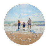 Uw beste familie ooit foto snijplank en tekst (Voorkant)