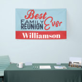 Uw Beste Familiereünie Ooit Blauwe BBQ Banner (Beurs)