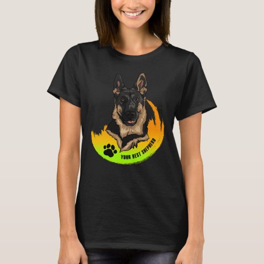 Uw beste herder voor herdershonden liefhebbers & a t-shirt (Voorkant)