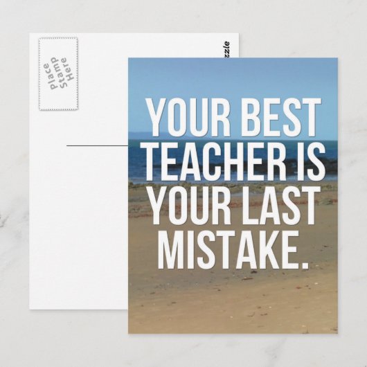 Uw beste offerte voor docenten briefkaart (Voorkant / Achterkant)