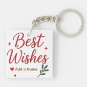 Uw beste wensen Acryl sleutelhanger (Achterkant)