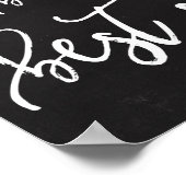 Uw beste zelfbijtende typografie-karton poster (Hoek)