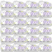 Uw bestelling is hier Ghost Boo Pun Halloween Busi Sticker (Voorkant)