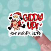 Uw bestelling wordt hier in de kerstkerstkerstkers sticker