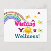 Uw Beterschap Gewenst  Briefkaart (Voorkant)