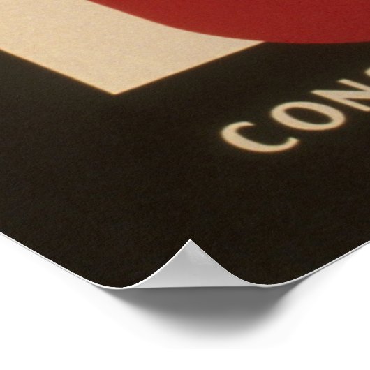 Uw bloed is slecht voor u als kind  poster (Hoek)