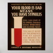 Uw bloed is slecht voor u als kind  poster (Voorkant)