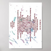 Uw bloed, uw leven 12 x 17 cm Poster (Voorkant)