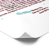 Uw bloed, uw leven 21 x 28 cm Poster (Hoek)