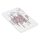 Uw bloed, uw leven 7 x 10 cm Flexibel magneet (Rechterzijde)