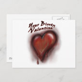 Uw Bloedig Valentijn Feestdagenkaart (Voorkant / Achterkant)