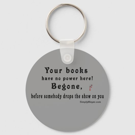 Uw boeken hebben geen stroom-W/Sleutelhanger voor Sleutelhanger (Voorkant)