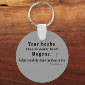 Uw boeken hebben geen stroom-W/Sleutelhanger voor Sleutelhanger (Voorkant)