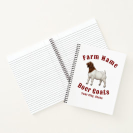 Uw boerderij Boer Geiten Notitieboek