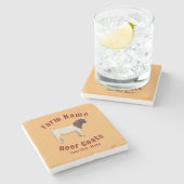 Uw boerderij Boer Geiten Stenen Onderzetter (Zijkant)