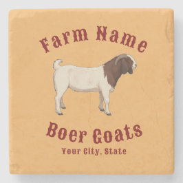 Uw boerderij Boer Geiten Stenen Onderzetter