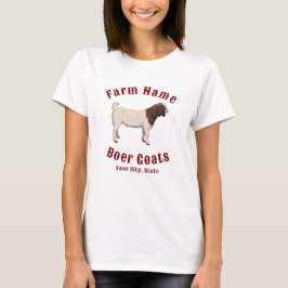 Uw Boerderij Boer Geiten T-shirt