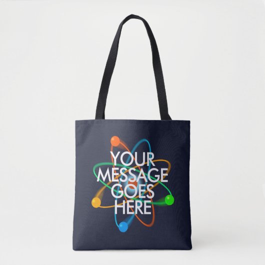 UW BOODSCHAP Wetenschap Tote Bag (Voorkant)