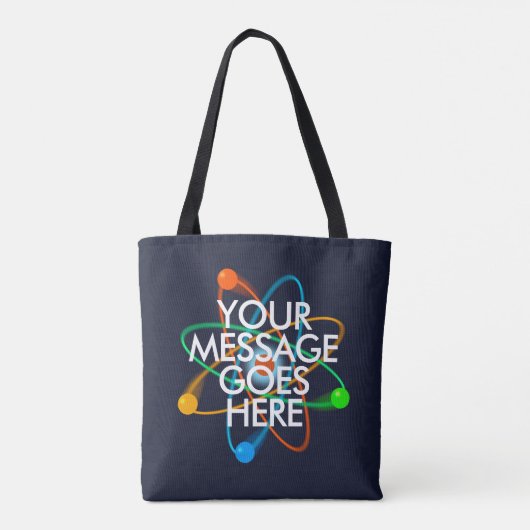 UW BOODSCHAP Wetenschap Tote Bag (Achterkant)