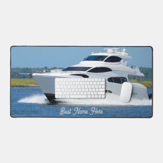 Uw Boot Foto & Naam Bureaumat (Keyboard & Muis)