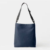 Uw bootnaam Anker Blauw Nautilus Crossbody Tas (Achterkant)