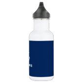 Uw Bootnaam Anker Blauw Wit Waterfles (Rechts)
