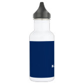 Uw Bootnaam  Anker Blauw Wit Waterfles (Links)