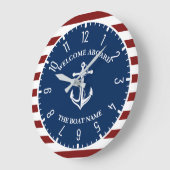 Uw Bootnaam Anker Grote Klok (Hoek)