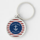 Uw Bootnaam Anker Sleutelhanger (Voorkant)