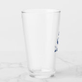 Uw Bootnaam Blauw Klassiek Balanker Glas (Rechts)