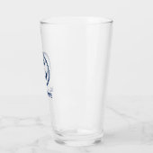 Uw Bootnaam Blauw Zee Anchor sa0a Glas (Links)