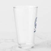 Uw Bootnaam Blauw Zee Anchor sa0a Glas (Rechts)