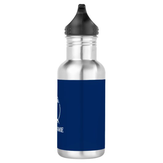 Uw Bootnaam met Nautical Lighthouse Waterfles (Rechts)