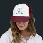 Uw bootnaam Nautical Classic Lighthouse Trucker Pet<br><div class="desc">Uw Boat noemt Nautical Lighthouse Pet.</div>