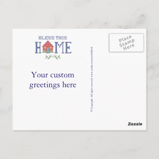 Uw Briefkaart aanpassen (Achterkant)