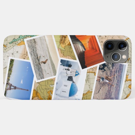 Uw Briefkaart voor aangepaste reisbestemming Case-Mate iPhone Case (Achterkant (horizontaal))