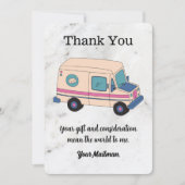 uw briefvervoerder Postbus vervoerder Bedankkaart (Voorkant)