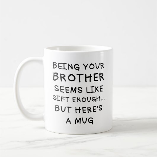 Uw Brother Funny Christmas Mok 11oz Cerami (Links)
