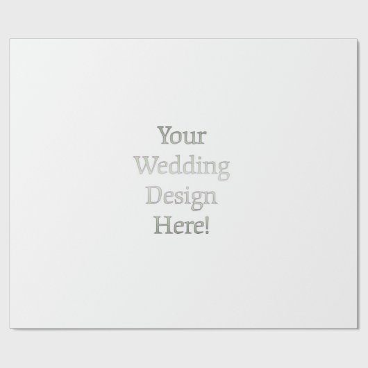 Uw bruiloft ontwerp cadeaupapier (Vlak)