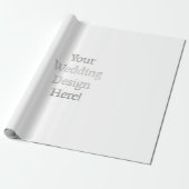 Uw bruiloft ontwerp cadeaupapier (Uitgerold)