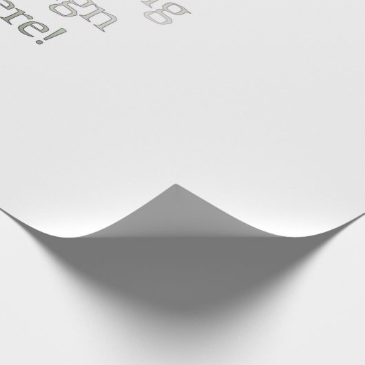 Uw bruiloft ontwerp cadeaupapier (Hoek)