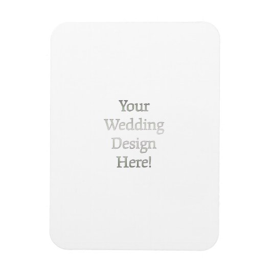 Uw bruiloft ontwerp magneet (Verticaal)