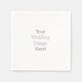 Uw bruiloft ontwerp servetten (Voorkant)